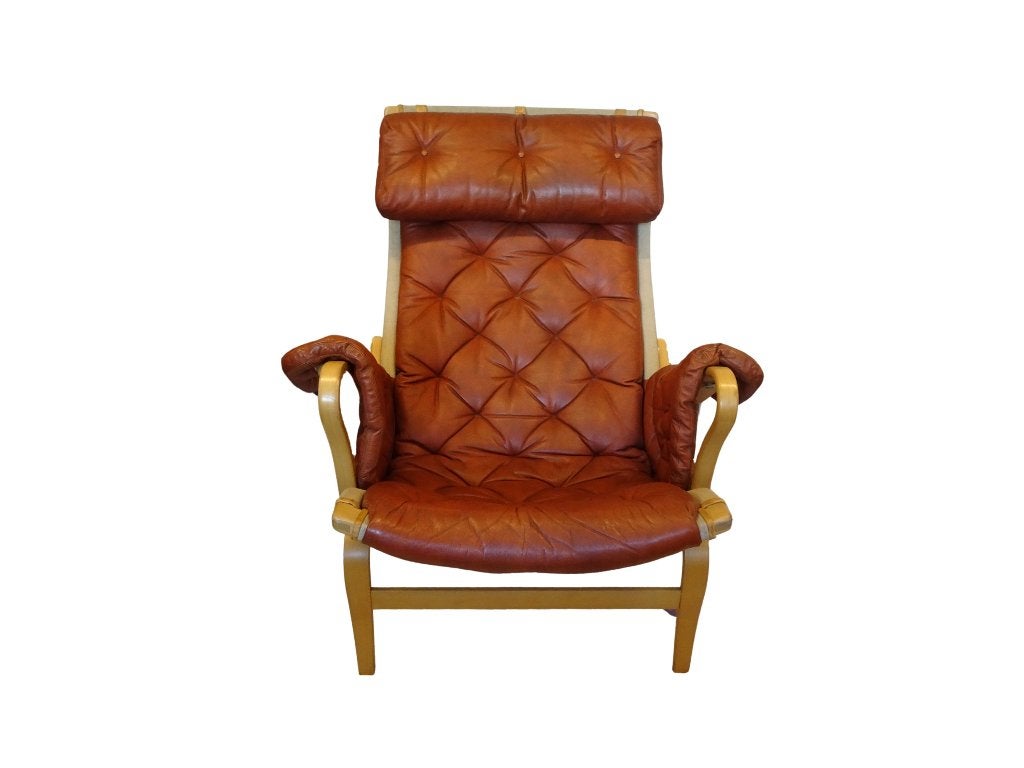 Veilinghuis Oranje - Fauteuil Pernilla 69, Bruno Mathsson, Ophalen, Gebruikt, Retro Vintage Design, 75 tot 100 cm