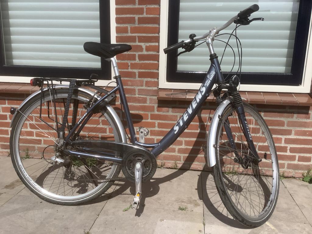 Dames fiets, Minder dan 10 versnellingen, 53 tot 56 cm, 26 inch, Zo goed als nieuw