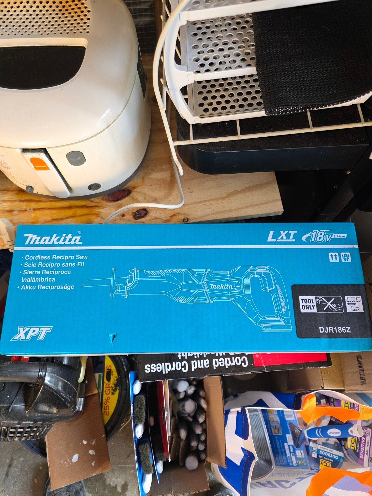 Makita DJR186Z 18V LXT Accu Reciprozaag - Body, Doe-het-zelf en Verbouw, Gereedschap | Zaagmachines, Ophalen, 70 mm of meer, Nieuw