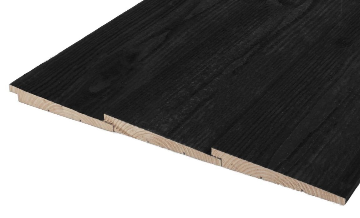 Zwart Zweeds Rabat, 3m en 4m, Minder dan 25 mm, Nieuw, Plank, 300 cm of meer