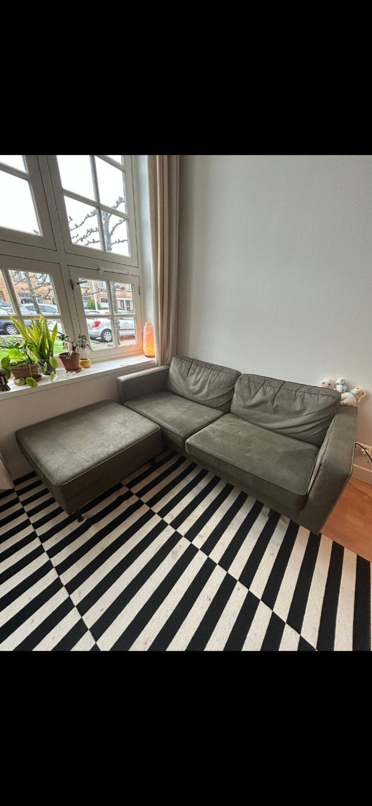 Gratis bank in prima staat - direct ophalen!, Huis en Inrichting, Hoekbank, Driepersoons, 75 tot 100 cm, Ophalen of Verzenden
