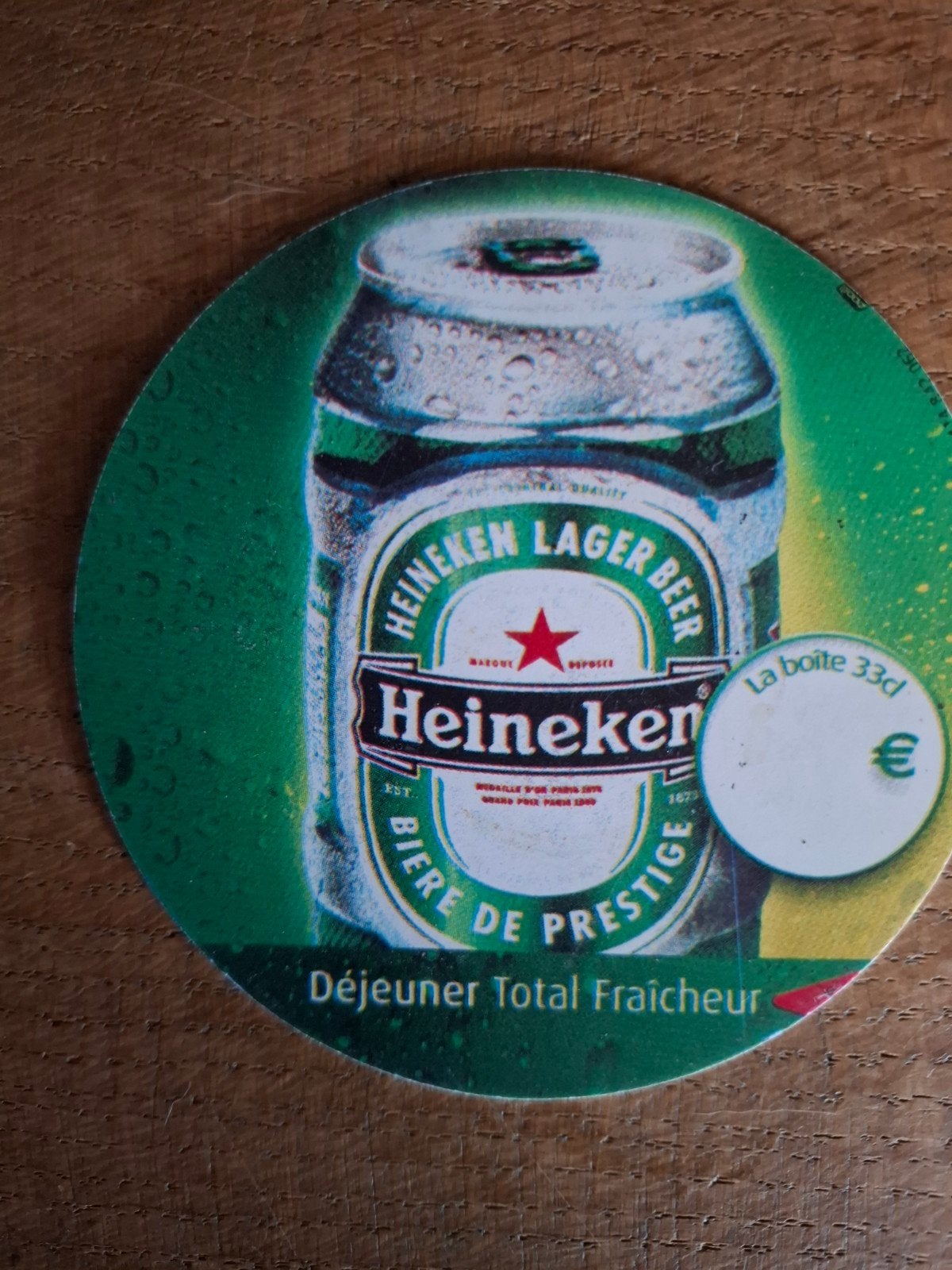 Heineken bierviltje, Verzamelen, Biermerken, Ophalen of Verzenden, Viltje(s), Heineken