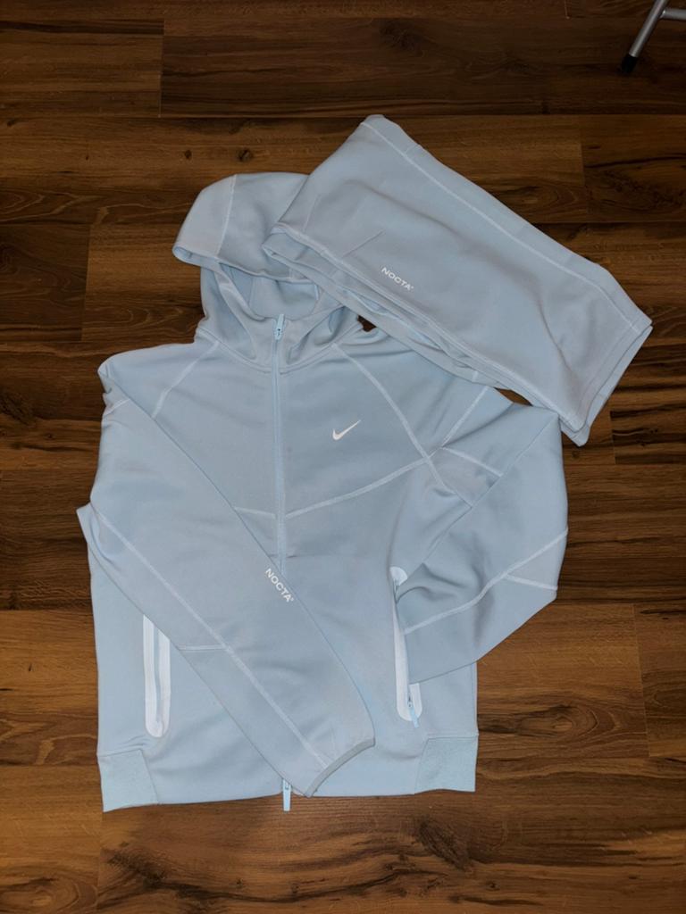 Nike Nocta Tech Fleece Lichtblauw - Maat S, Kleding | Heren, Overige Herenkleding, Ophalen of Verzenden, Zo goed als nieuw