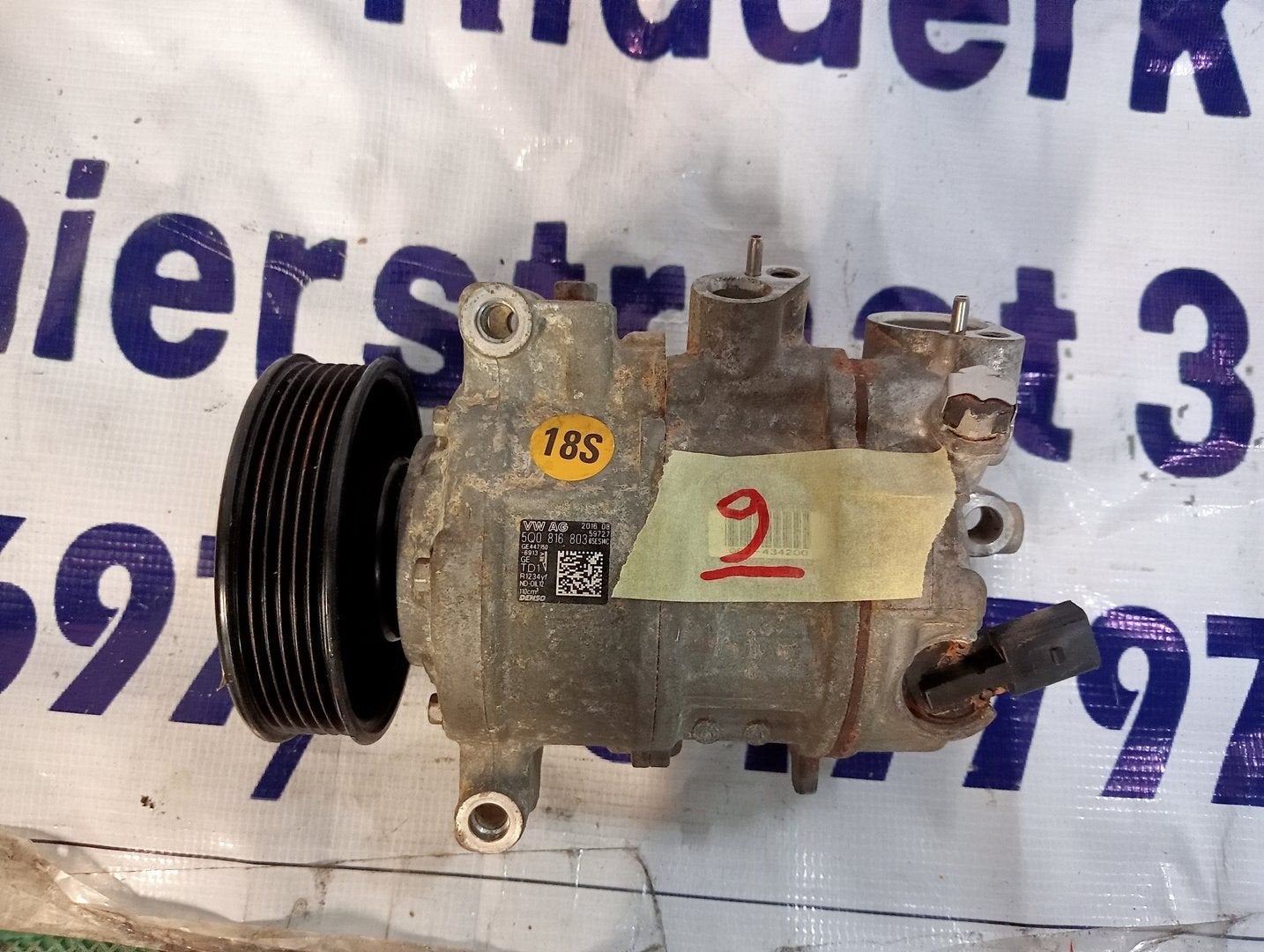 Aircopomp van een Volkswagen Golf, Gebruikt, -, Volkswagen, -
