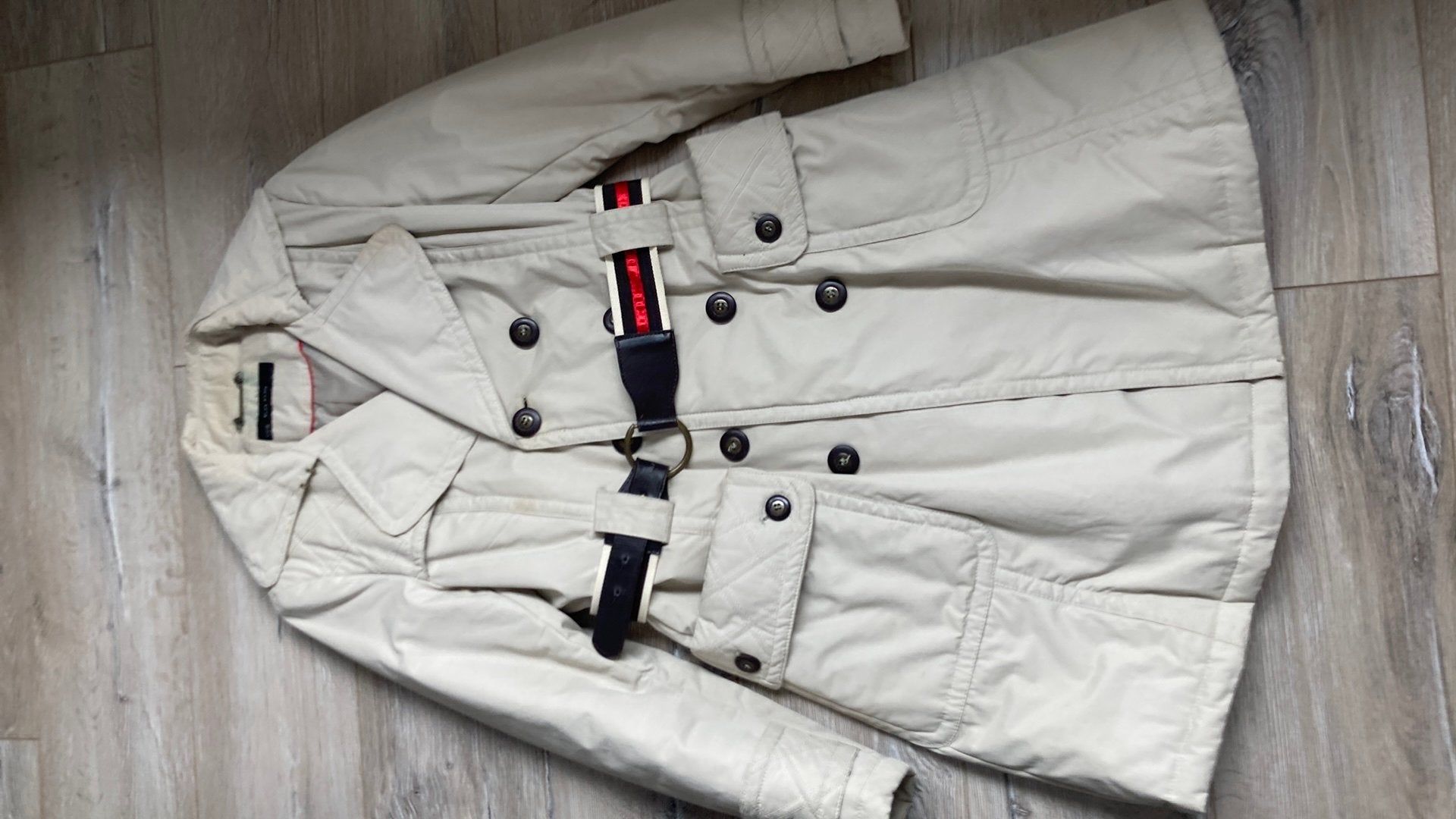 Zara Basic gevoerde jas beige, maat L, Kleding | Dames, Ophalen of Verzenden, Zo goed als nieuw, Maat 38/40 (M), Beige
