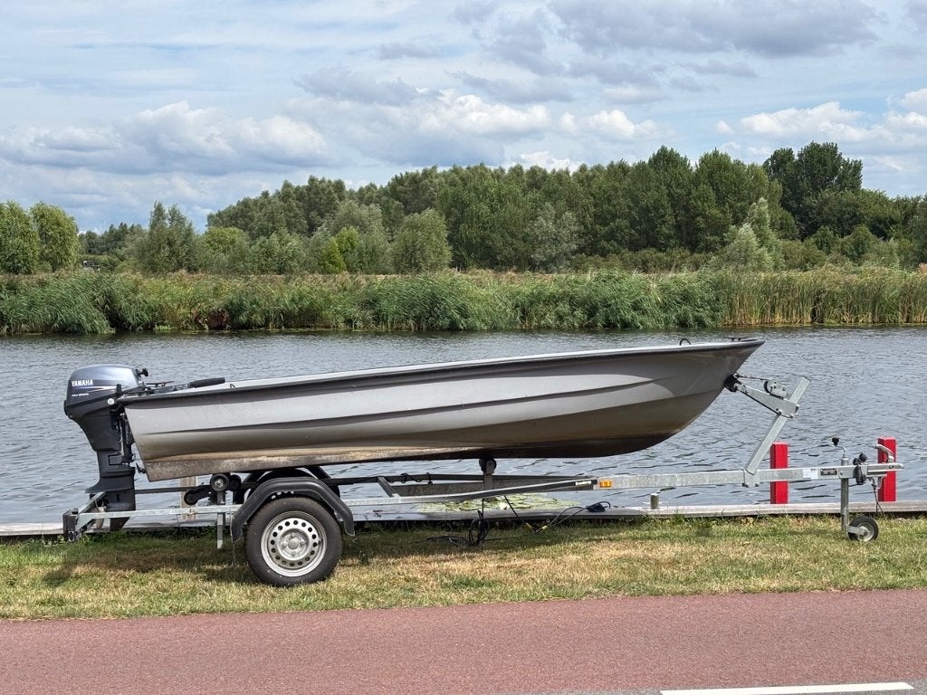Verano 410 inclusief 6pk Yamaha 4-takt en trailer, Watersport en Boten, Ophalen, Overige merken, Gebruikt, Tot 10 pk