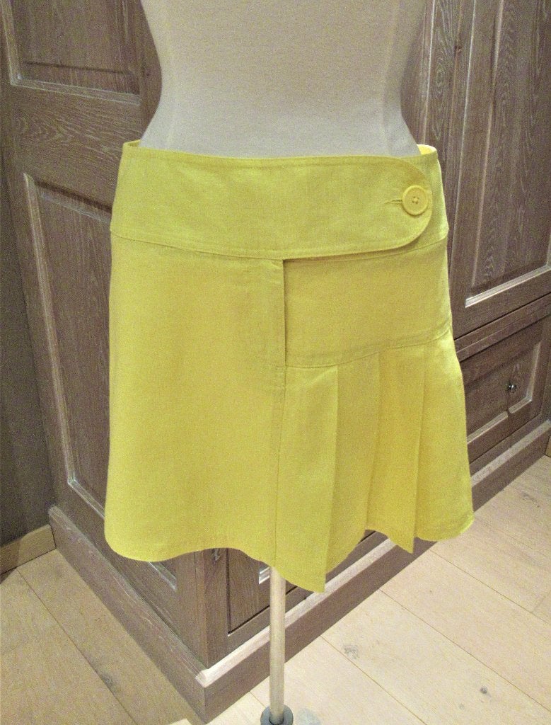 InWear nieuwe gele linnen rok, mt 36/38, Verzenden, Geel, Nieuw, Maat 36 (S)
