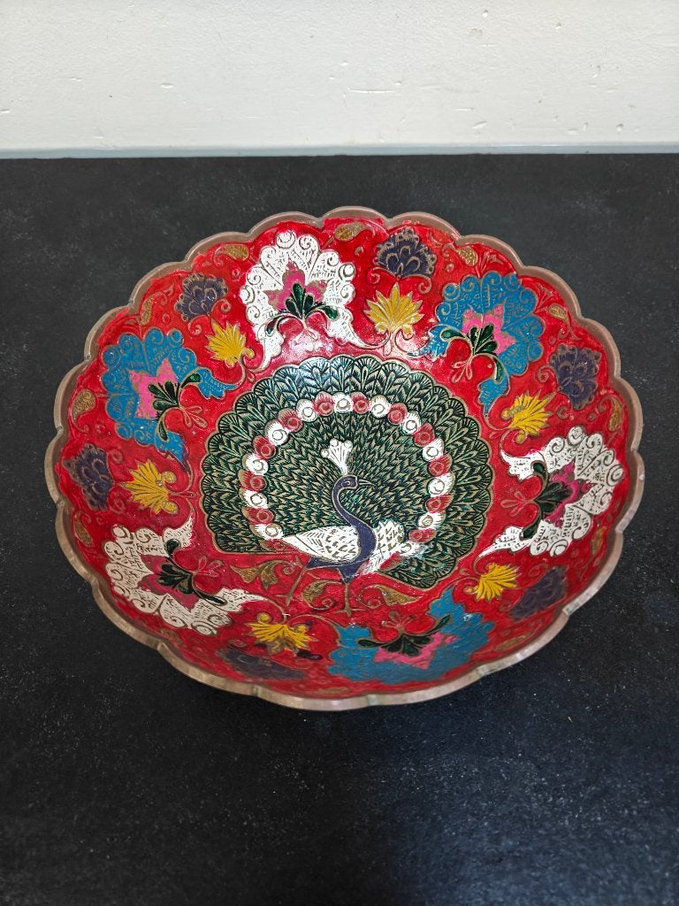 koperen Indiaas schaaltje, Ophalen of Verzenden, Koper