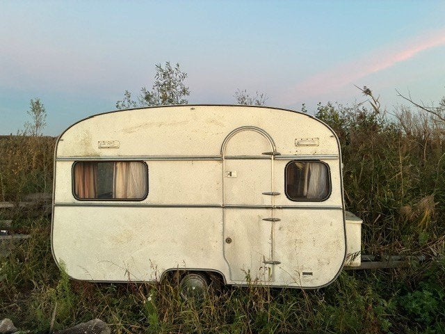 Oude caravan voor opknap, kinderhut of onderdelen, Ophalen of Verzenden, Gebruikt