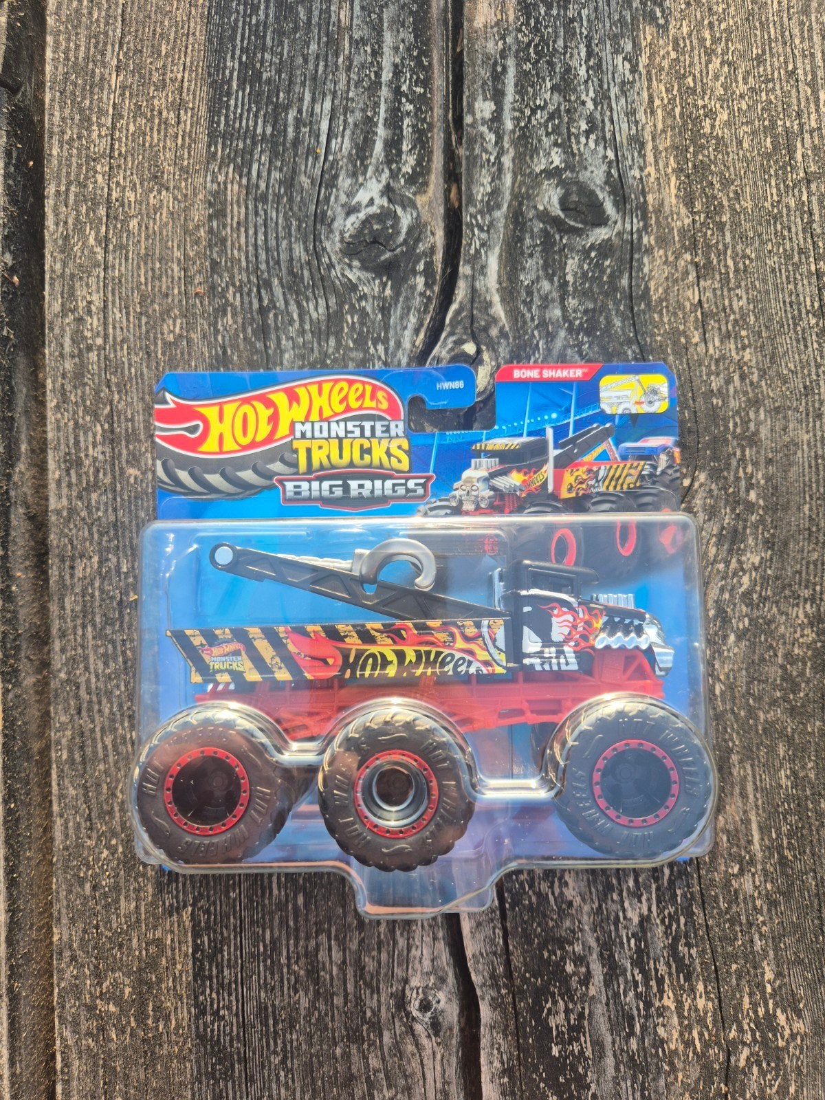 Hot Wheels Monster Truck Big Rigs - Bone Shaker, Kinderen en Baby's, Speelgoed | Speelgoedvoertuigen, Ophalen of Verzenden, Nieuw