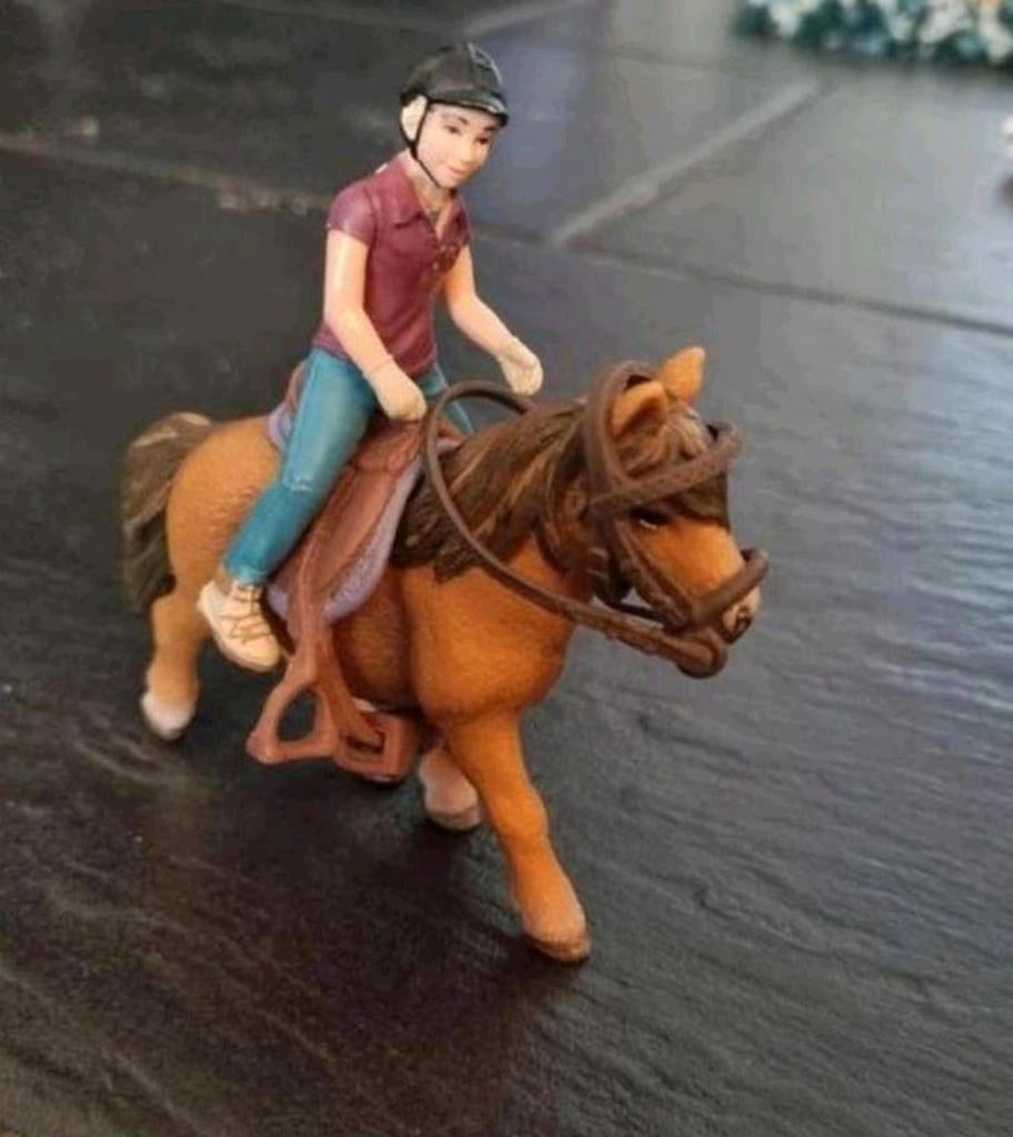 Schleich paardje, Ophalen, 1:50 of kleiner