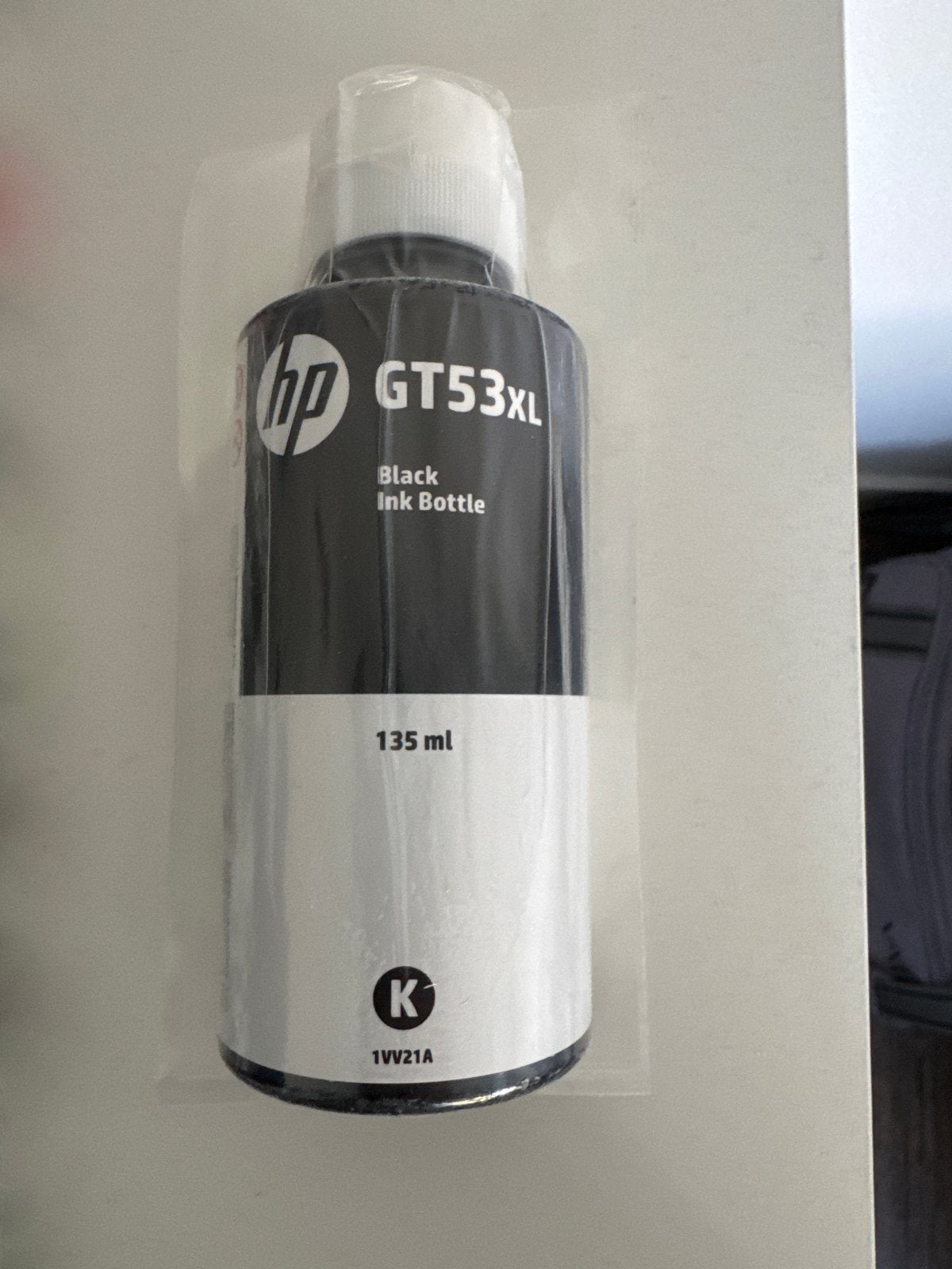 HP GT53XL Zwarte Inktfles - Origineel HP Inkt, Ophalen of Verzenden, Nieuw, Cartridge