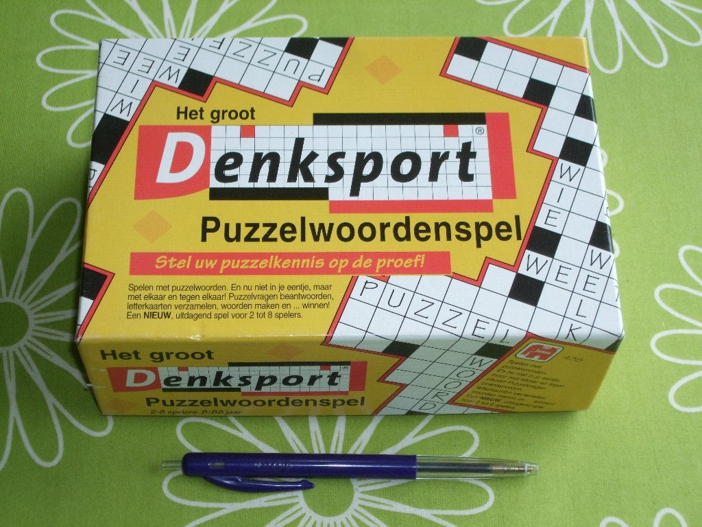 Het groot Denksport puzzelwoordenspel, Vijf spelers of meer, Ophalen of Verzenden, Gebruikt