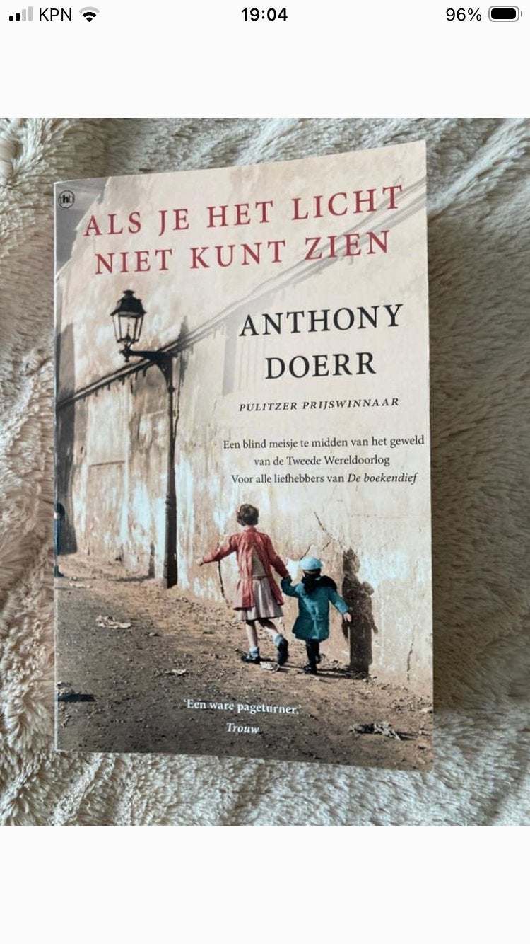Boek Als je het licht…, Ophalen, Gelezen