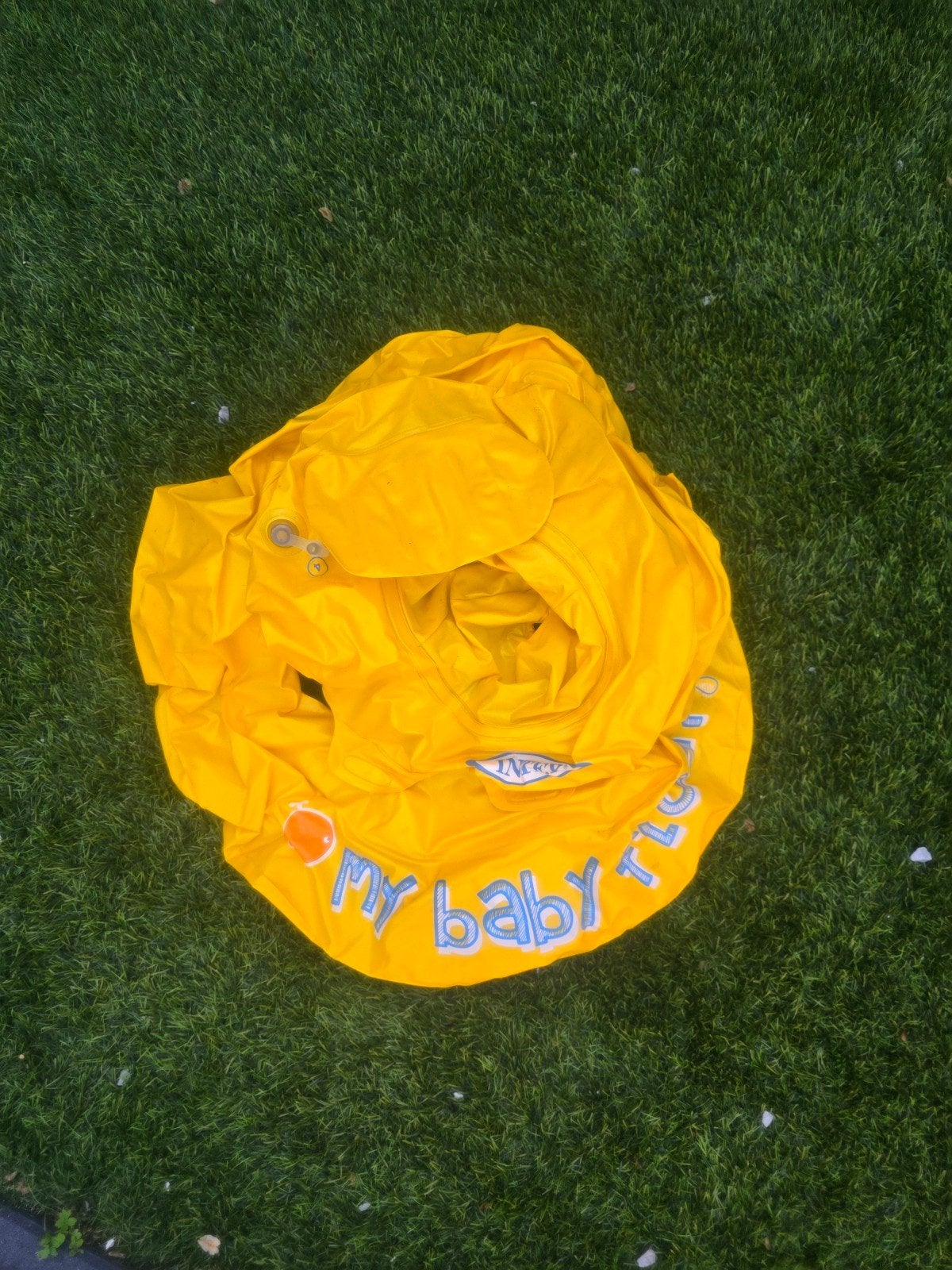 Gele opblaasbare zwemband voor baby's - My Baby Float, Ophalen of Verzenden, Gebruikt, Zwemband, Overige merken