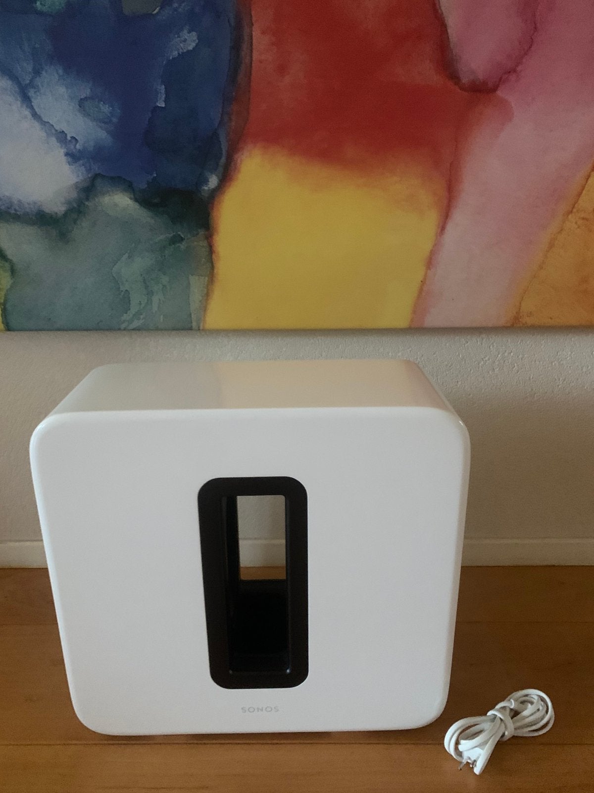 Sonos Sub gen. 3 (wit)., Ophalen, Subwoofer, Zo goed als nieuw, 60 tot 120 watt