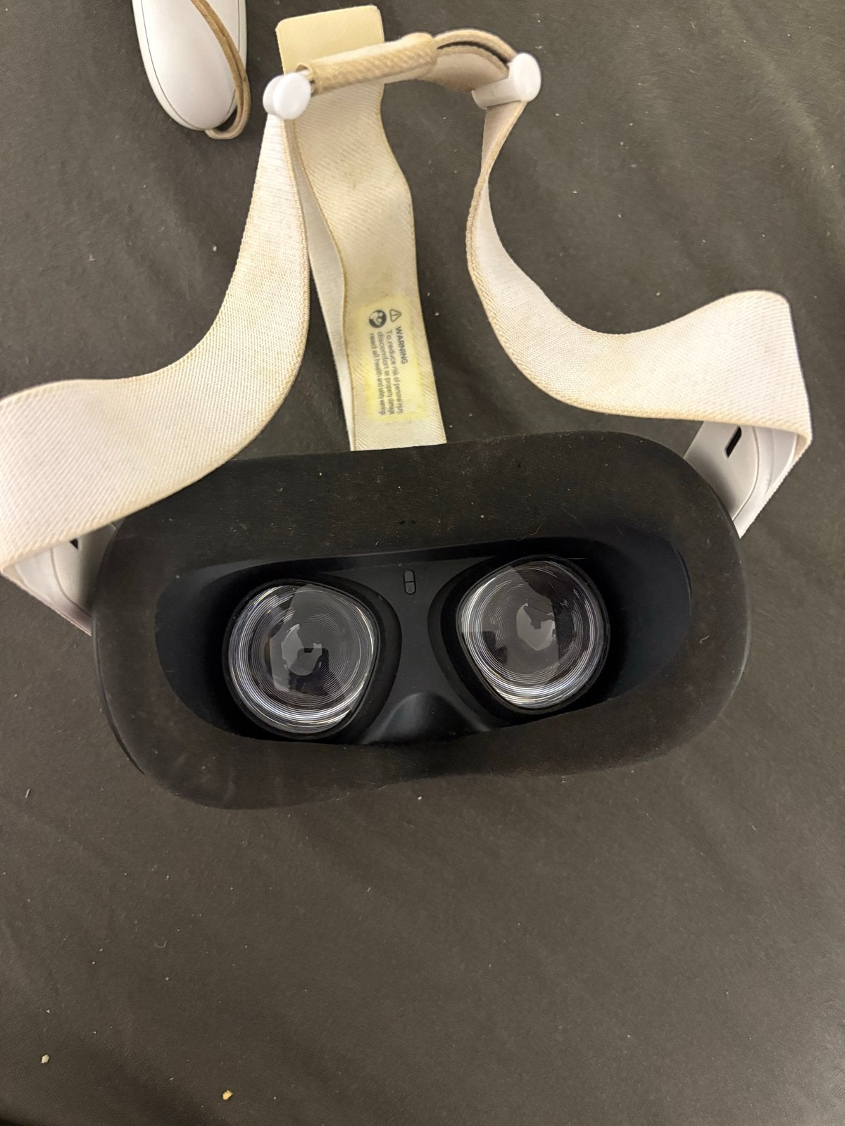 Oculus Quest 2 VR-bril met controllers, Spelcomputers en Games, Virtual Reality, Ophalen, Gebruikt, VR-bril, Overige platformen
