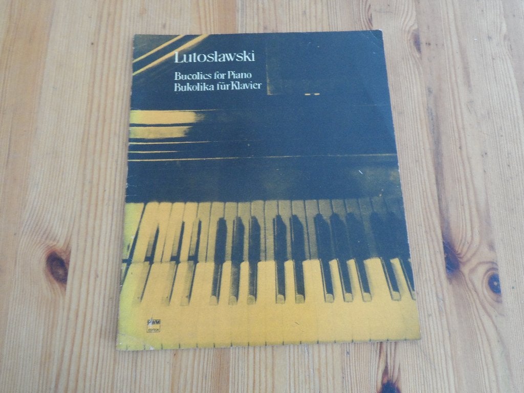 Lutoslawski - bucolics for piano, Gebruikt, Klassiek, Ophalen of Verzenden, Artiest of Componist