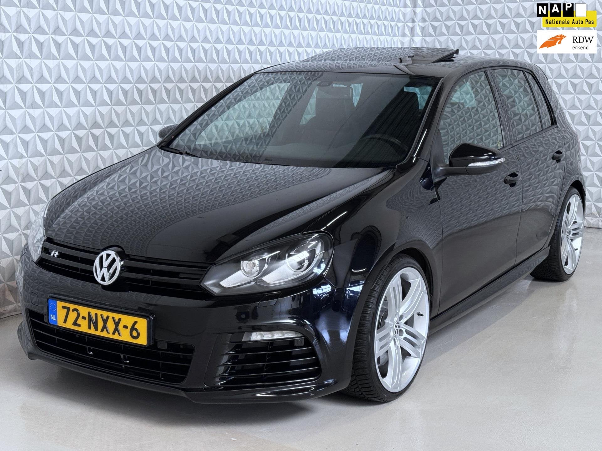 Volkswagen Golf 2.0 R 4-Motion 2e eigenaar NL-AUTO (2011), Auto's, Gebruikt, Zwart, 4 cilinders, 1984 cc