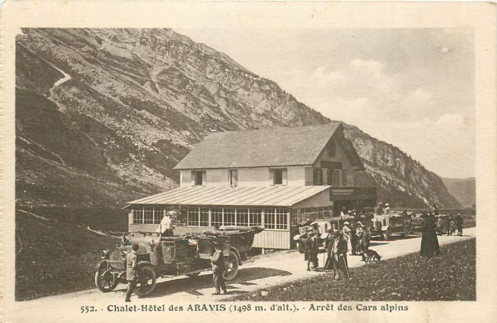 381-187-021 Aravis Chalet-Hotel, Verzenden, Voor 1920, Frankrijk