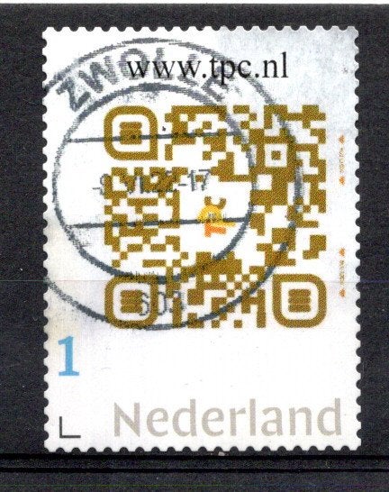 gestempelde zegel. Persoonlijke: code, Ophalen of Verzenden, Na 1940, Gestempeld
