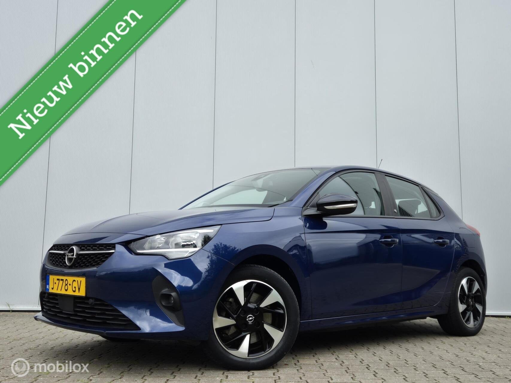 OPEL CORSA-E EDITION 50 KWH/CARPLAY/CLIMATE/16''LMV/PDC/KEYL, Auto's, 136 pk, Gebruikt, Blauw, Origineel Nederlands