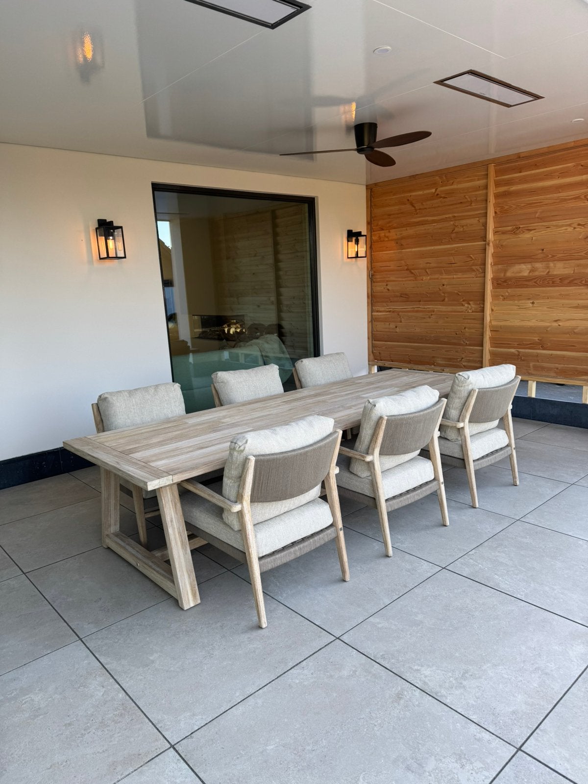 Julia low Dining 4 seasons outdoor 4SO Tuinset Eetset, Ophalen of Verzenden, Zo goed als nieuw