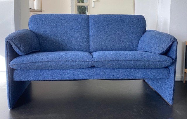 Leolux ruime 2-zitsbank., Ophalen, Gebruikt, Minder dan 75 cm, Modern klassiek