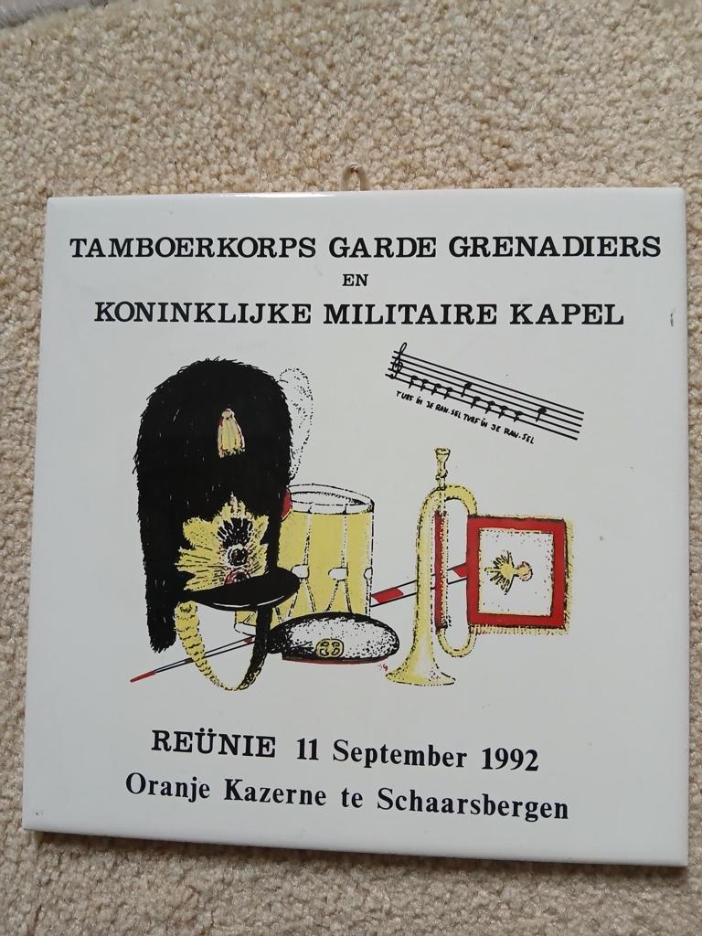 Tamboerkorps Garde Grenadiers en KMK, Ophalen of Verzenden, Landmacht, Nederland, Overige typen