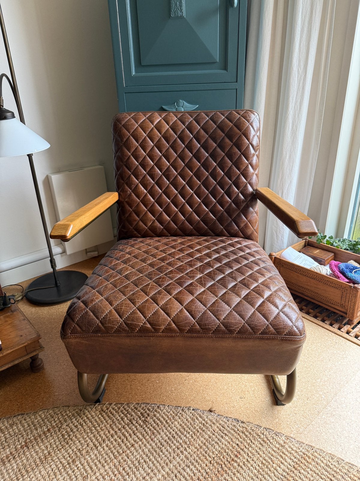 LIFESTYLE leren fauteuils nw€899! Mankeert niets aan., Huis en Inrichting, Stoer, Ophalen of Verzenden, Zo goed als nieuw, 50 tot 75 cm