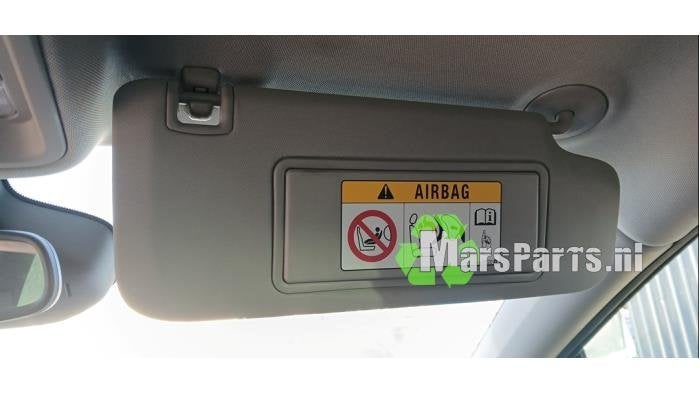 Zonneklep van een Opel Astra, Gebruikt, -, -, Opel