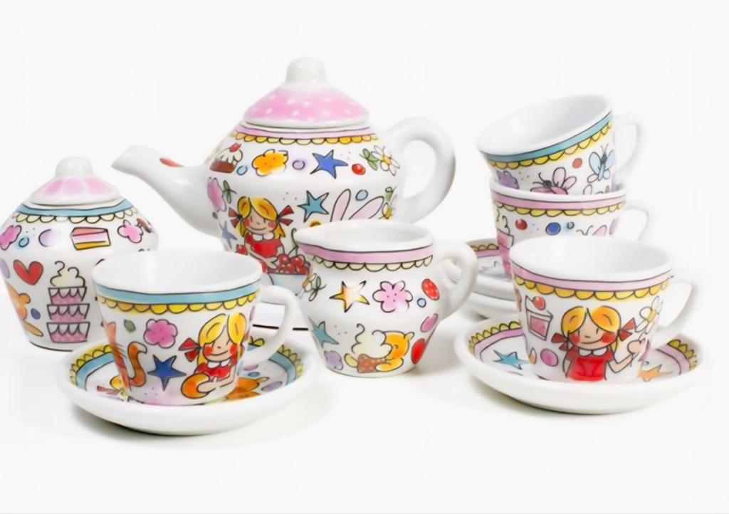 Blond amsterdam kinder servies, Huis en Inrichting, Keuken | Servies, Ophalen of Verzenden, Nieuw, Aardewerk, Blond Amsterdam
