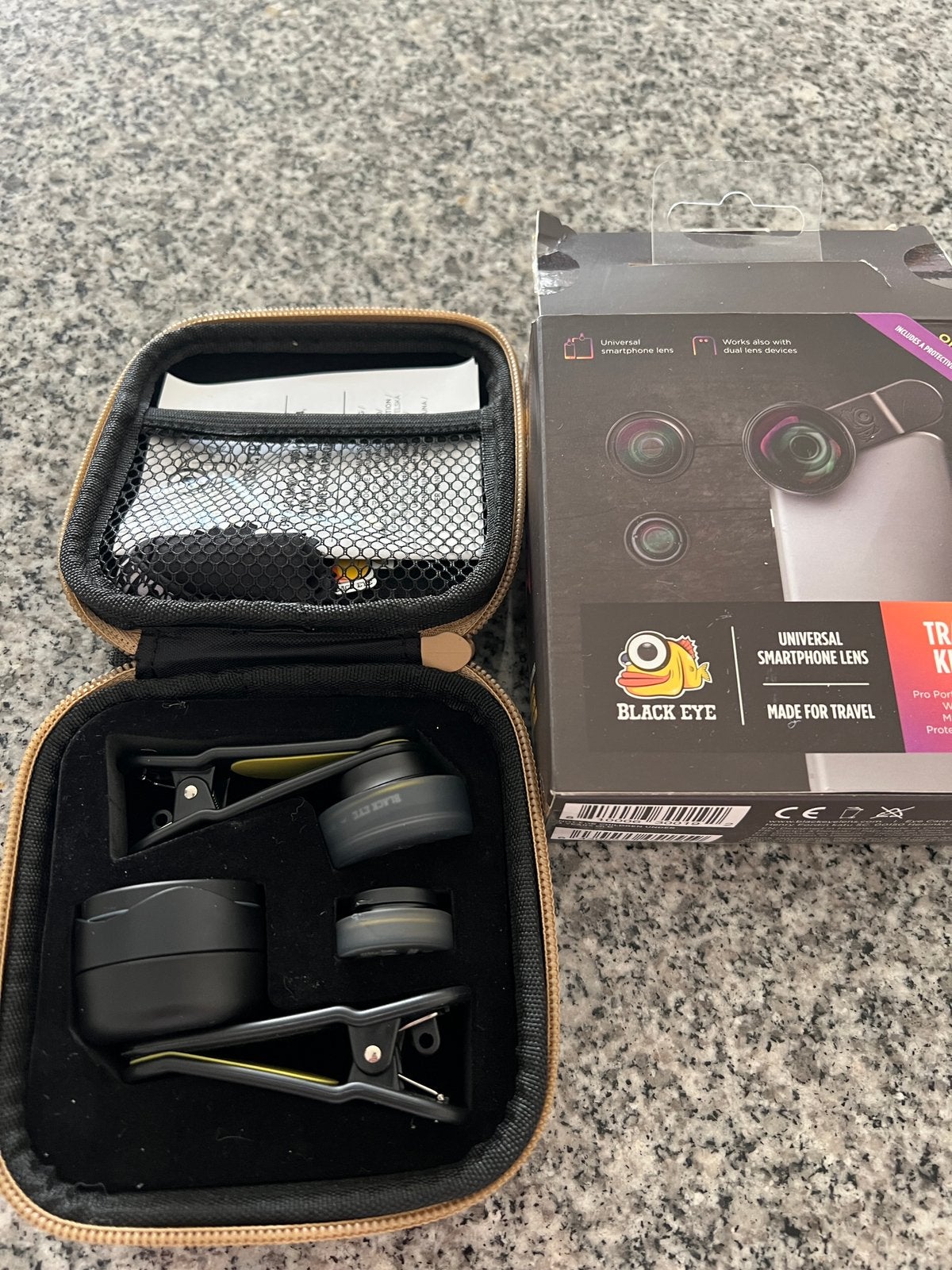 Black Eye Travel Kit G4 - Universele Smartphone Lenzen, Overige merken, Overige typen, Ophalen of Verzenden, Zo goed als nieuw