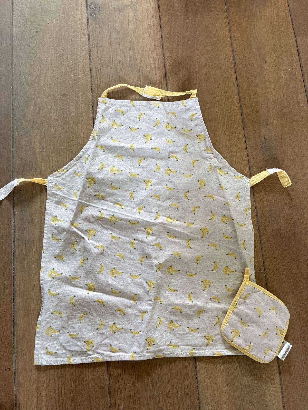 Schort en ovenwant bananenprint van Søstrene Grene, Ophalen of Verzenden, Zo goed als nieuw