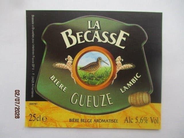 bieretiket Belgie 5-7 (D22) belle vue, Ophalen of Verzenden, Gebruikt, Overige typen, Overige merken
