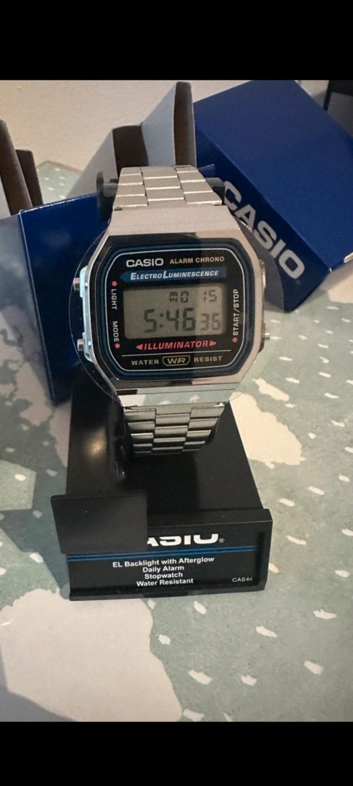 CASİO  horloge - Origineel Retro Vintage "90 Style NİEUW !!!, Staal, Polshorloge, Nieuw, Ophalen of Verzenden