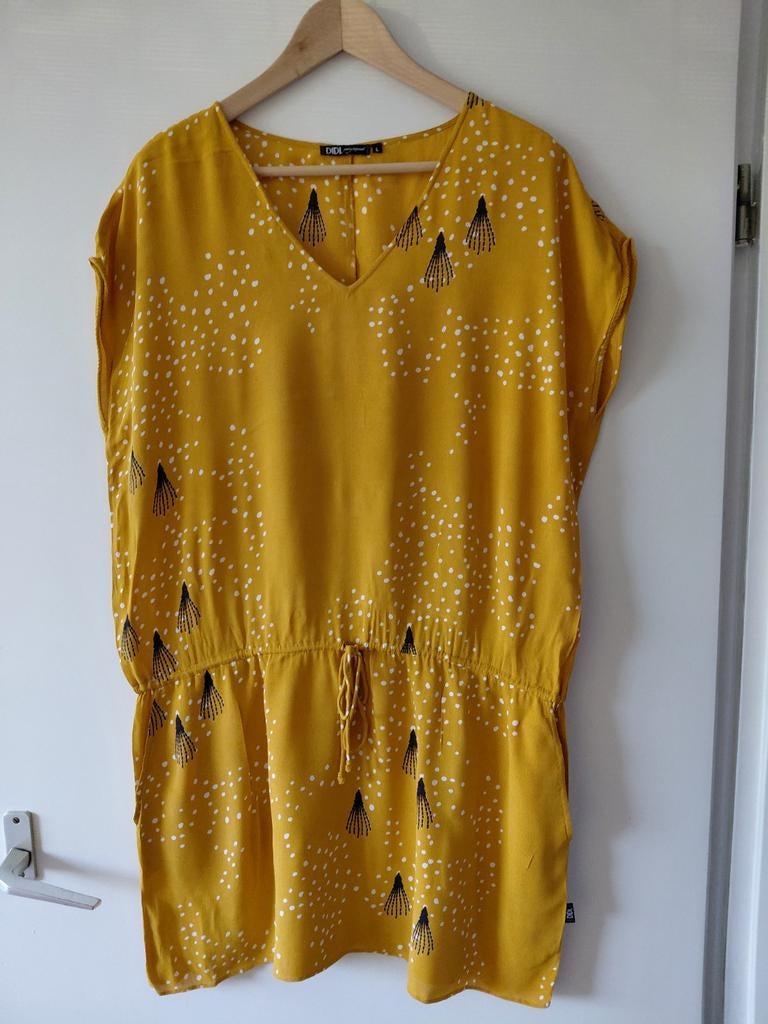 Oranje/ geel tuniek didi maat L, Kleding | Dames, Jumpsuits, Ophalen of Verzenden, Zo goed als nieuw, Maat 38/40 (M), Geel