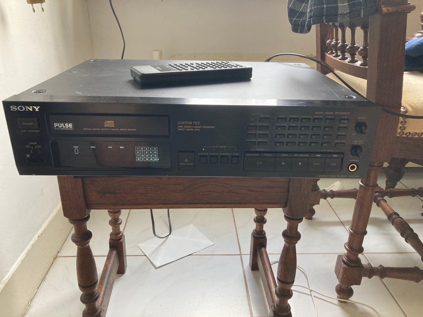 Sony CDP - 997 high end cd speler, Ophalen of Verzenden, Gebruikt, Sony
