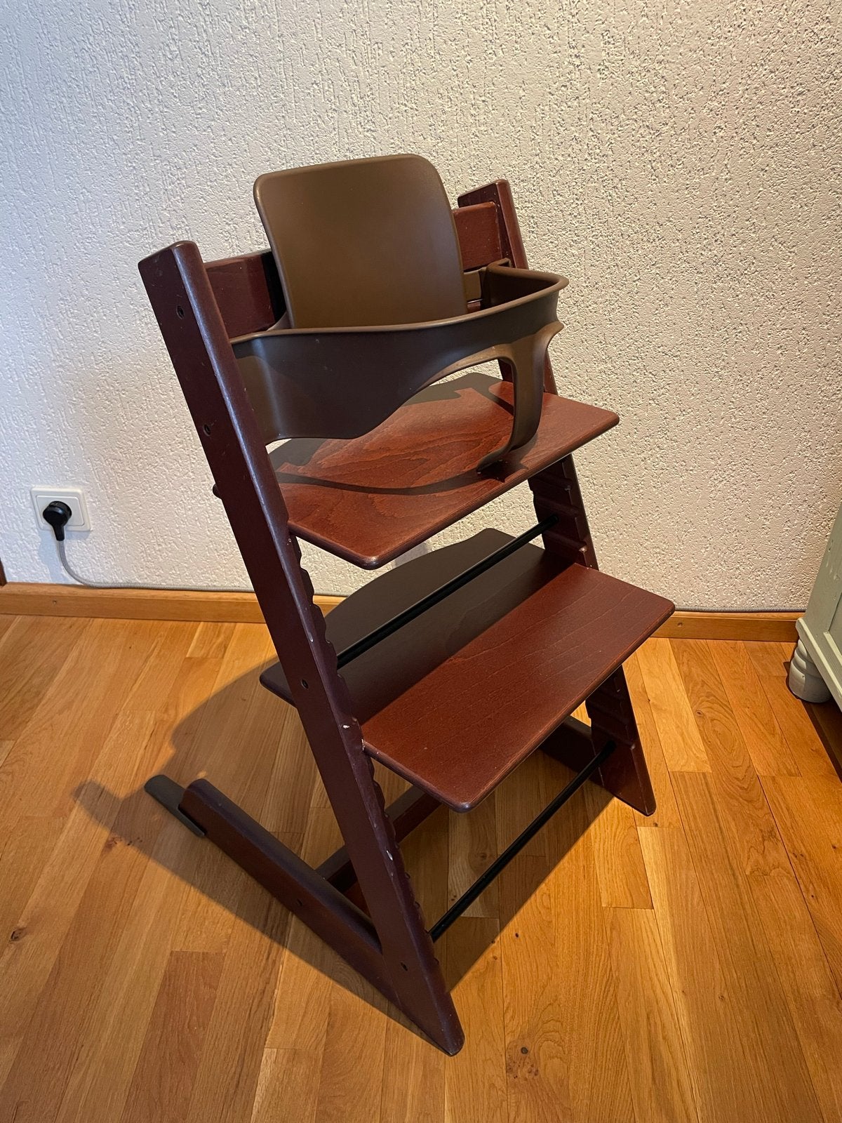 Tripp Trapp kinderstoel met Baby Set en Newborn Set, Kinderen en Baby's, Kinderstoelen, Ophalen, Gebruikt, Meegroeistoel, Stoelverkleiner