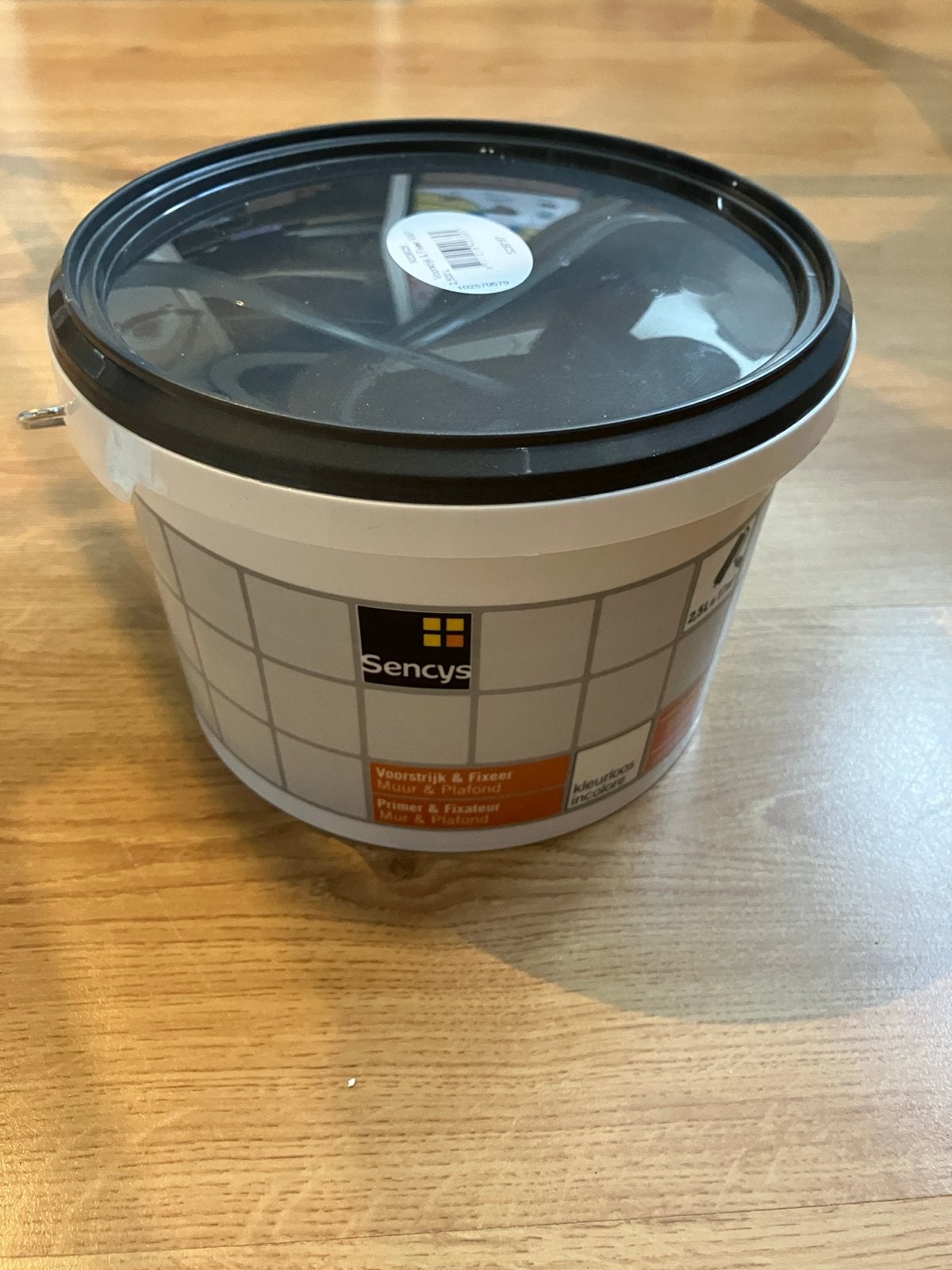 Sencys Voorstrijk & Fixeer Transparant 1,5 Liter, Ophalen, Gebruikt, Overige kleuren, Verf