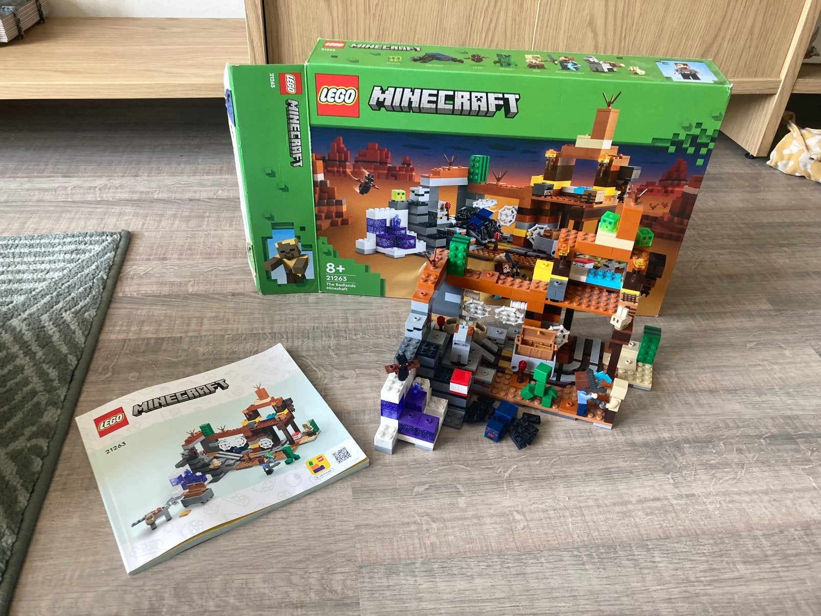 Lego Minecraft 21263: The Badlands Mineshaft, Minecraft, Lego, Ophalen of Verzenden, Zo goed als nieuw