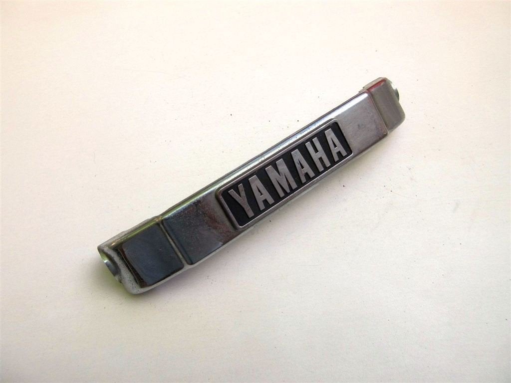 Yamaha XV500 voorvork embleem logo Virago XV 500 fork badge, Ophalen of Verzenden, Gebruikt
