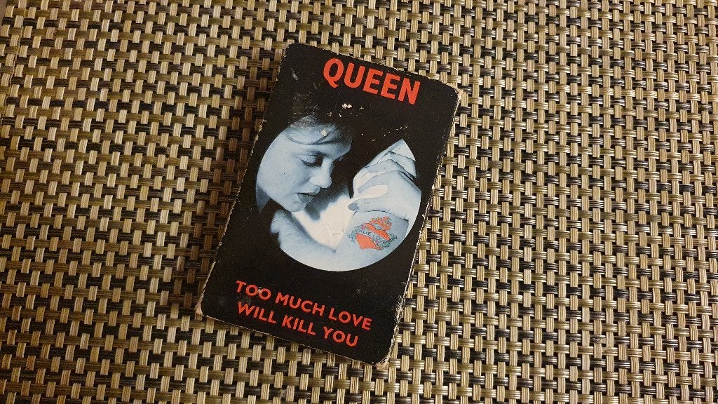 Queen cassettebandje Too Much Love Will Kill You - single UK, Cd's en Dvd's, Cassettebandjes, Ophalen of Verzenden, Gebruikt, Rock en Metal