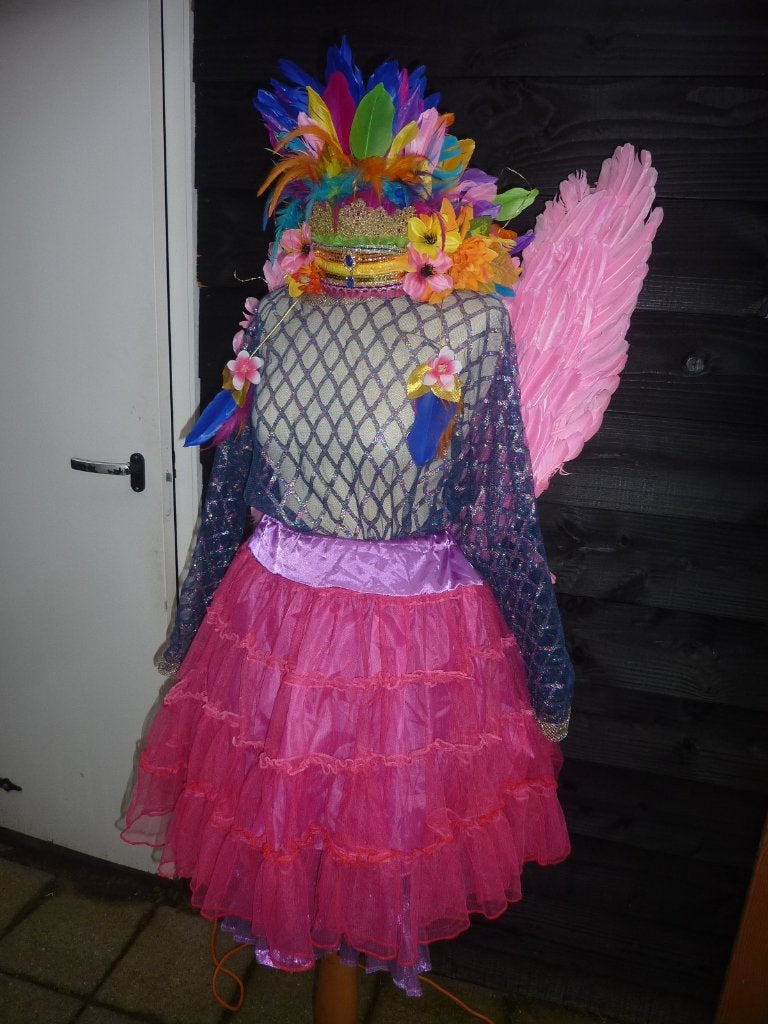 CARNAVAL, tutu, petticoat, unicorn, roze, carnavalspak, Ophalen of Verzenden, Gedragen, Carnaval, Kleding