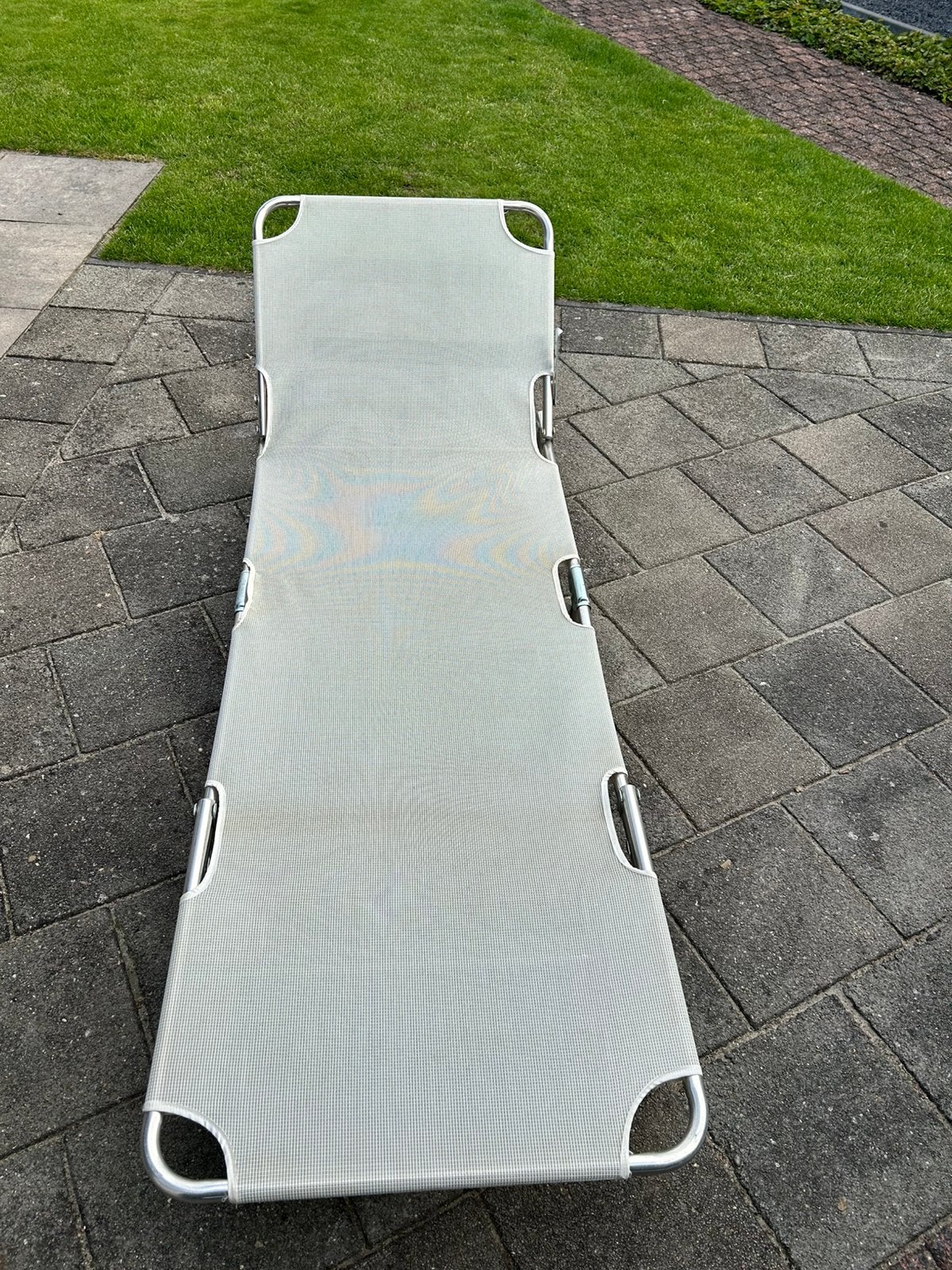 Stretcher, Ophalen, Zo goed als nieuw, Aluminium, Inklapbaar
