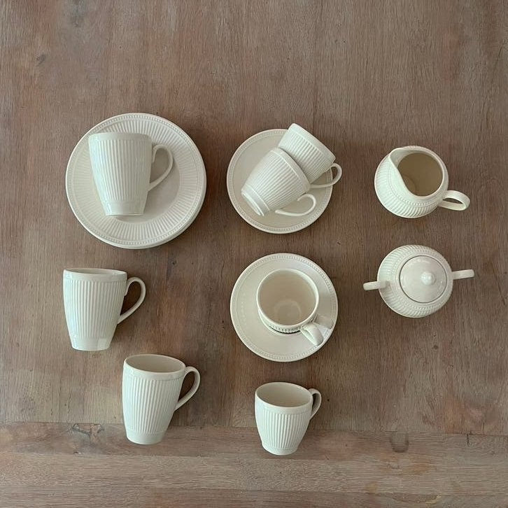 Koffie/thee servies Wedgwood Windsor., Ophalen of Verzenden, Zo goed als nieuw, Porselein, Bord(en)