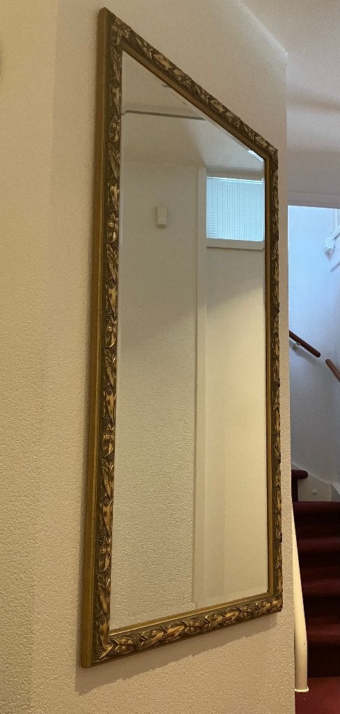 Decoratieve wandspiegel, Huis en Inrichting, Woonaccessoires | Spiegels, Ophalen, Zo goed als nieuw, 75 tot 100 cm, 150 tot 200 cm