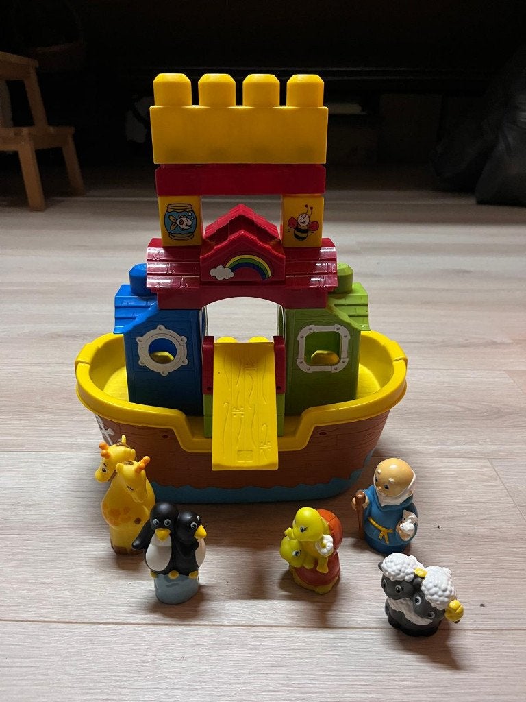 Ark van Noah bouwset van Mega Bloks., Kinderen en Baby's, Speelgoed | Bouwstenen, Ophalen, Gebruikt, Megabloks