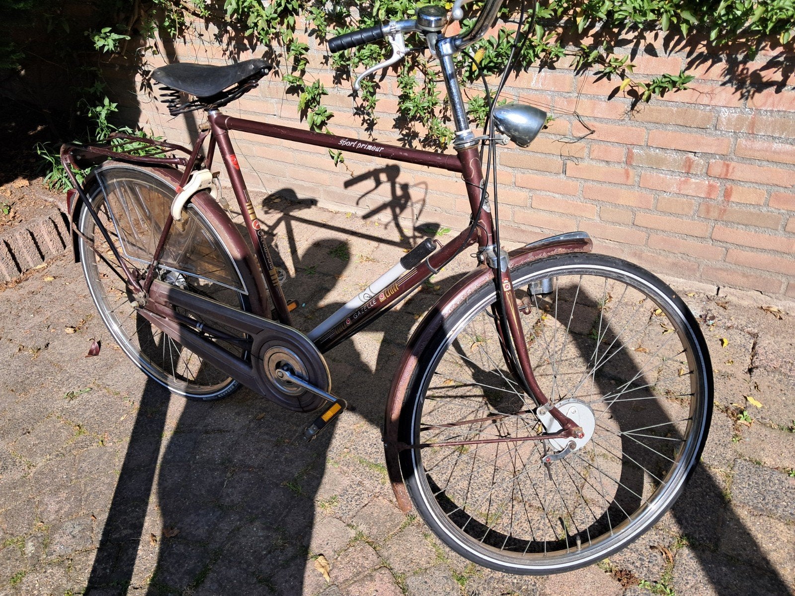 Herenfiets, Fietsen en Brommers, Ophalen, Gebruikt, Velgrem, Versnellingen