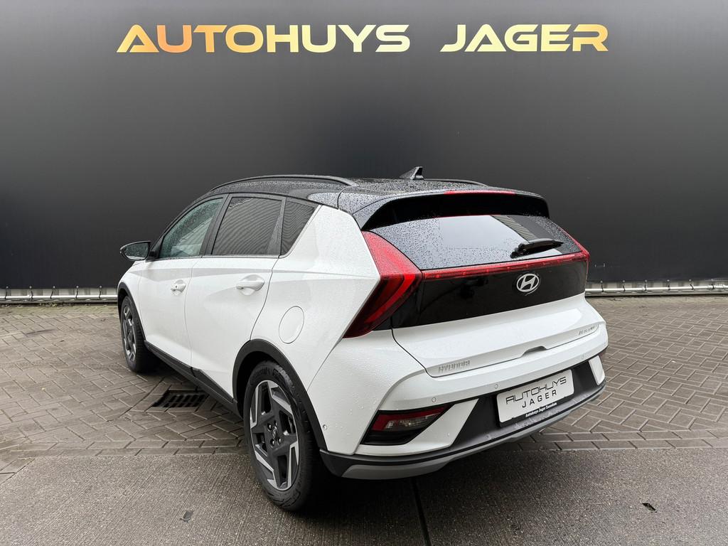Hyundai Bayon 1.0 T-GDI Premium Automaat, Auto's, Hyundai, Automatische klimaatregeling, Wit, Origineel Nederlands, Bedrijf